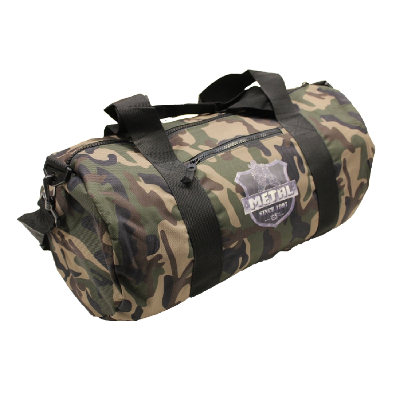 METAL CAMO BARRELL BAG